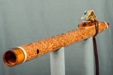 Red Palm  Native American Flute, Minor, Mid F#-4, #N34D (8)
